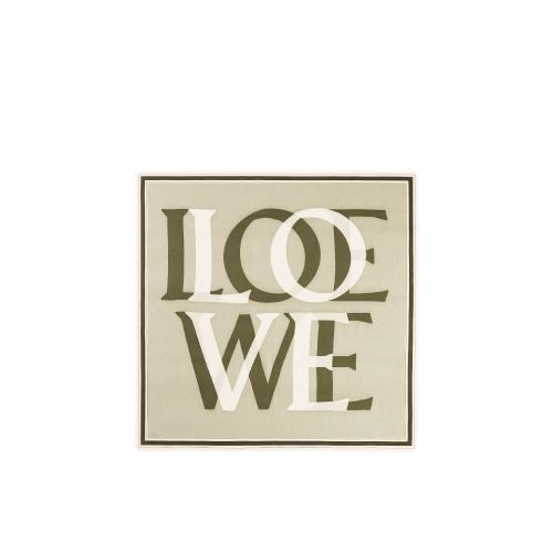  LOEWE罗意威 22年秋冬 女士 围巾 LOEWE love scarf in wool and cashmere F606257X60-4160