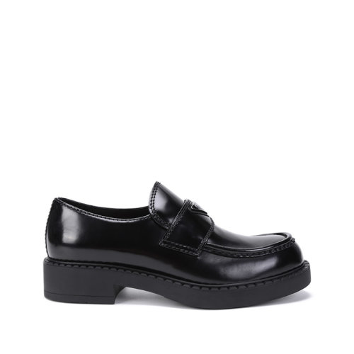 PRADA/普拉达【22年新款】男士Chocolate系列皮革乐福鞋厚底鞋皮鞋 2DE127 055