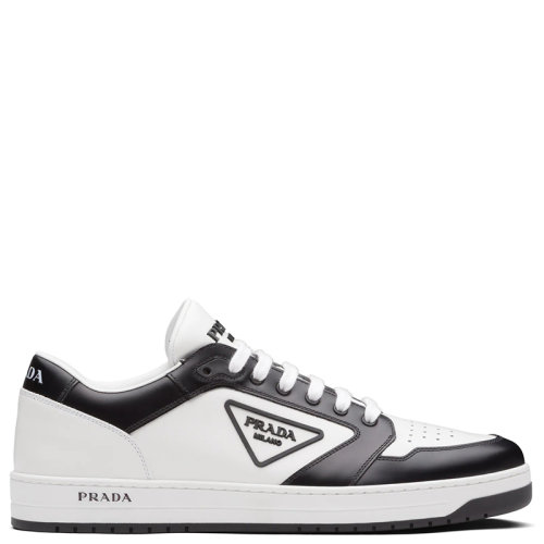 PRADA/普拉达 秋冬 男士白色/黑色皮革运动鞋2EE363_3LJ6_F0964
