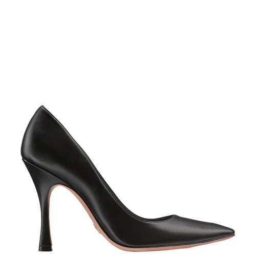 DIOR/迪奥 22年早春新款 ATTRACT系列 女士黑色小牛皮钻石形尖头高跟鞋KCP932VSO_S900