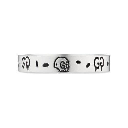  GUCCI古驰 22年秋冬 男士 GucciGhost_银戒指 477339 J8400 0701