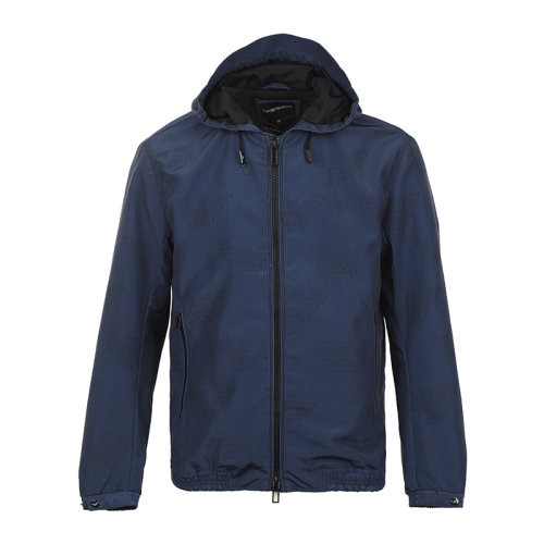 Emporio Armani/安普里奥阿玛尼22年全幅老鹰印花连帽男士夹克外套 3L1BB41NDHZ