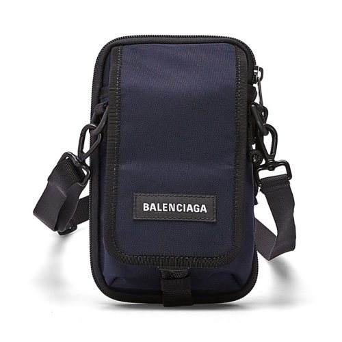  Balenciaga/巴黎世家 男士黑色尼龙斜挎包 593329 9WBC5 1000 PLSX