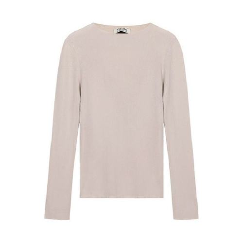  MaxMara/麦丝玛拉 女士灰白色时尚休闲针织衫/毛衫 ALMINA-001 PLFSX