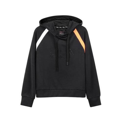 FILA/斐乐 女士聚酯纤维连帽长袖卫衣运动衫 683142