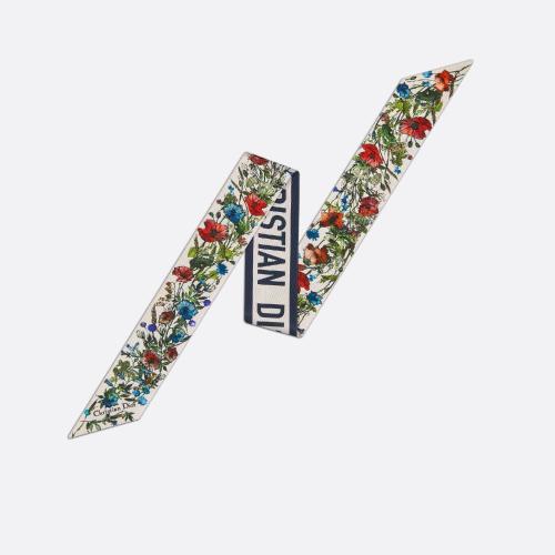  DIOR迪奥 22年秋冬 女士 丝巾 D-Millefiori Mitzah 丝巾 15MIF106I611_C012 预定商品1-3周发货