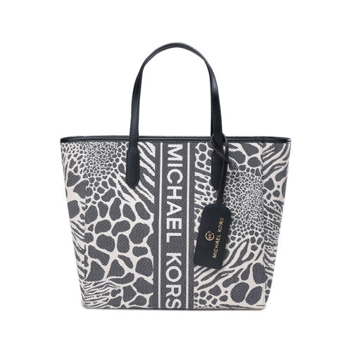 Michael Kors/迈克·科尔斯 【22秋冬新款】 女士SINCLAIR系列织物配皮手提单肩包托特包购物袋大号 30T2G5ST7J