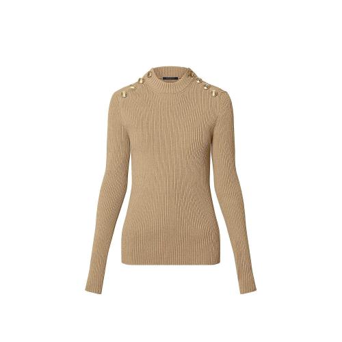  LV路易威登 22年秋冬 女士 针织衫 PULL COTELé a BOUTONS 1AA9C6 1AA9C5 1AA9C4 1AA9C7