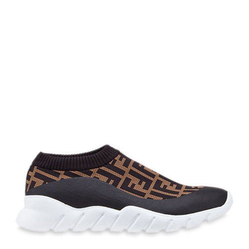 FENDI/芬迪 男士时尚刺绣FF图案厚底休闲鞋运动鞋男鞋 7E1254-A7MN-F17ML