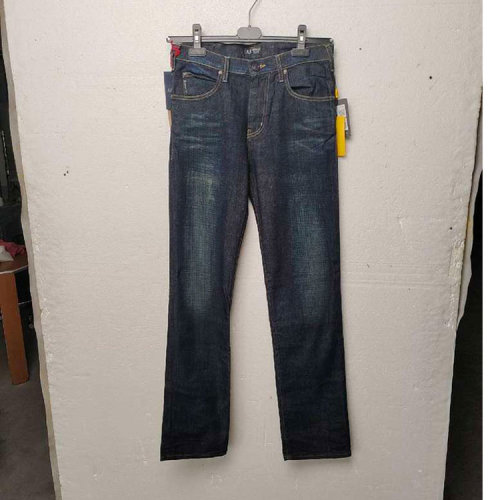 ARMANI JEANS/阿玛尼牛仔 深蓝色女士牛仔长裤