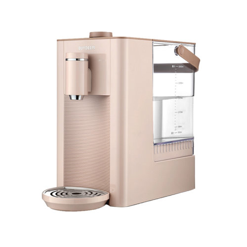 Buydeem/北鼎 饮水机即热式家用台式智能小型茶吧机 迷你恒温电热水壶瓶2.6L S602茱萸粉