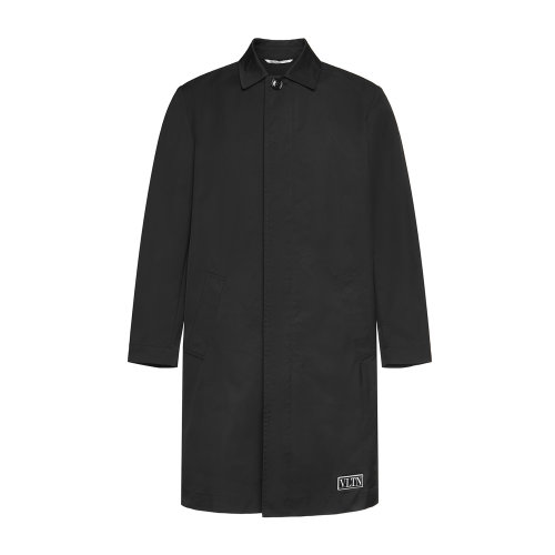 Valentino/华伦天奴 黑色 男士机能尼龙风衣外套 UV3CAD45CKV0NO 2020年秋冬