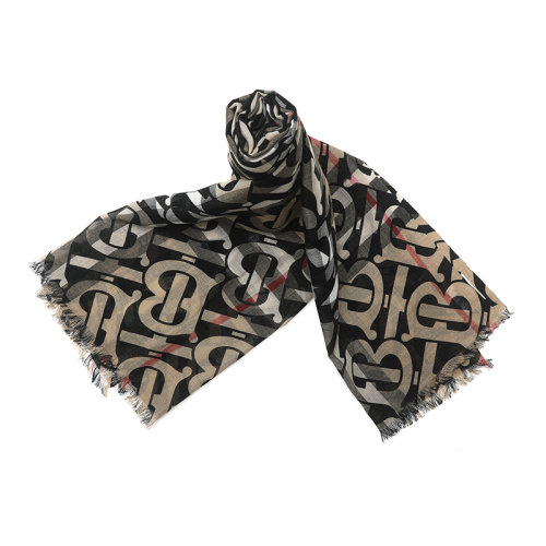 BURBERRY/博柏利女士绵羊毛桑蚕丝长围巾8055862