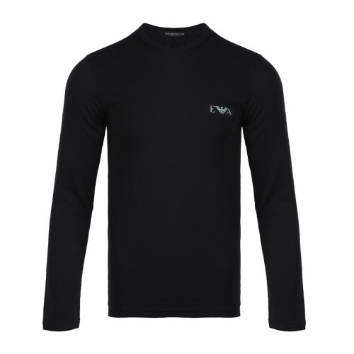 Emporio Armani/安普里奥阿玛尼21新品logo徽标男士长袖T恤内衣1110231A715