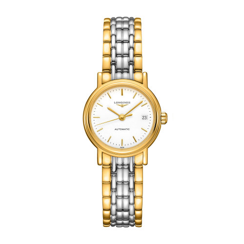 LONGINES/浪琴 时尚系列 精钢和黄色PVD涂层 自动机械 女士腕表 L4.321.2.12.7
