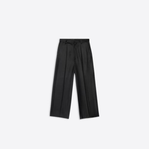  BALENCIAGA巴黎世家 22年春夏 男士 休闲裤 Loose Trousers in Black 699000TJT350100