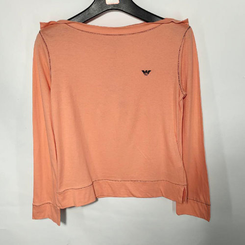 Emporio Armani/安普里奥阿玛尼  橙色女士长袖T恤