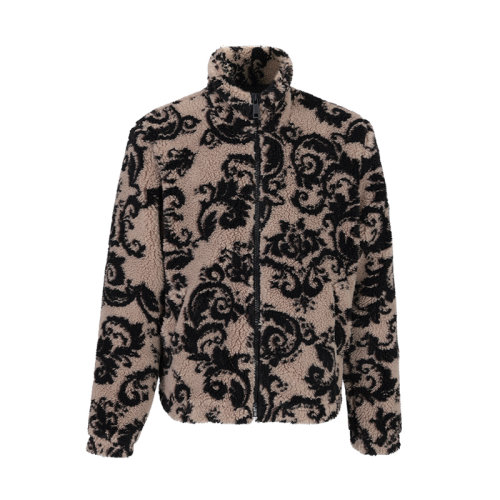 VERSACE/范思哲男士外套休闲简约潮流百搭褐色夹克