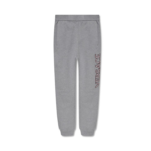 VERSACE/范思哲 男士灰色棉质休闲裤运动裤长裤 1004011-1A02880-1E090