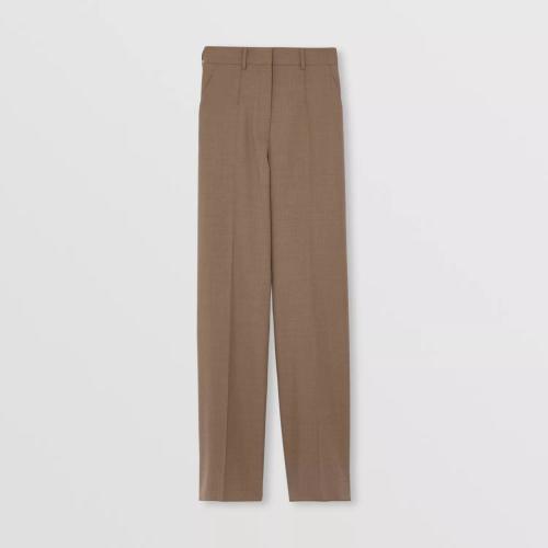  BURBERRY 22年秋冬 女士 羊毛阔腿裤 80417281