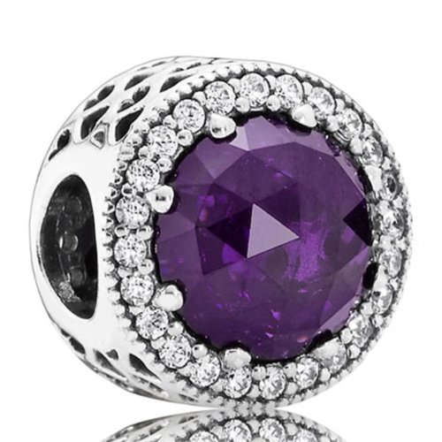 PANDORA/潘多拉 DIY纯银猫眼式圣诞切面锆石串珠 791725NBP