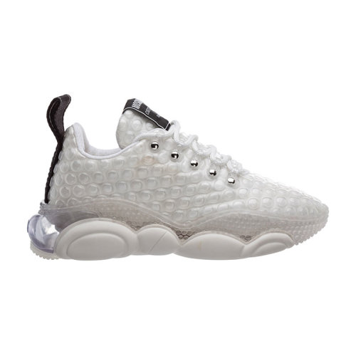 MOSCHINO/莫斯奇诺  女鞋 时尚百搭 女士白色低帮休闲运动鞋  MA15553G0CM7099B