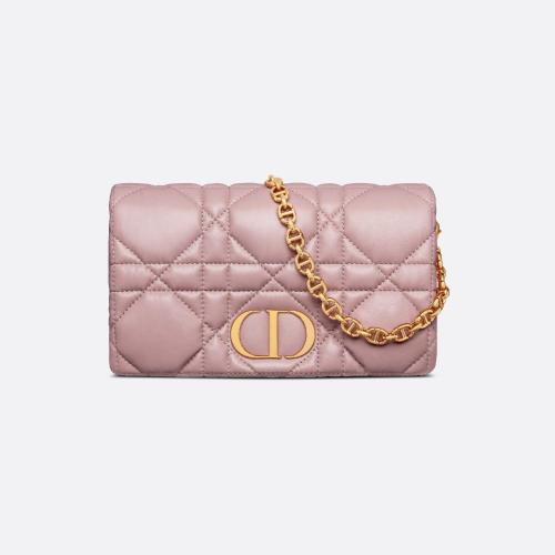  DIOR迪奥 22年秋冬 女士 手拿包 Dior Caro 链条手袋 S5135UNGX_M77P