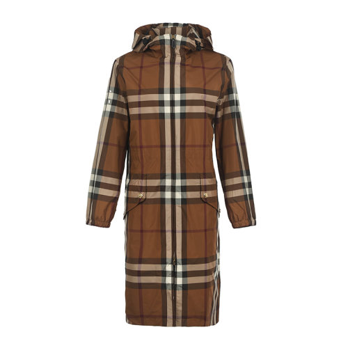 BURBERRY/博柏利女士外套女士长款连帽风衣8055157