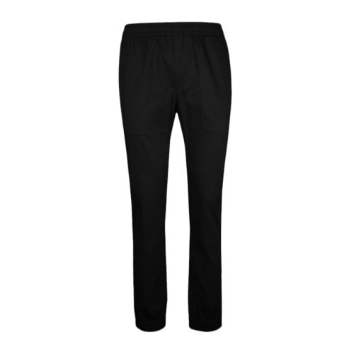 VERSACE 范思哲 男士 服装  黑色弹性腰带字母LOGO印花图案休闲裤 男士休闲裤