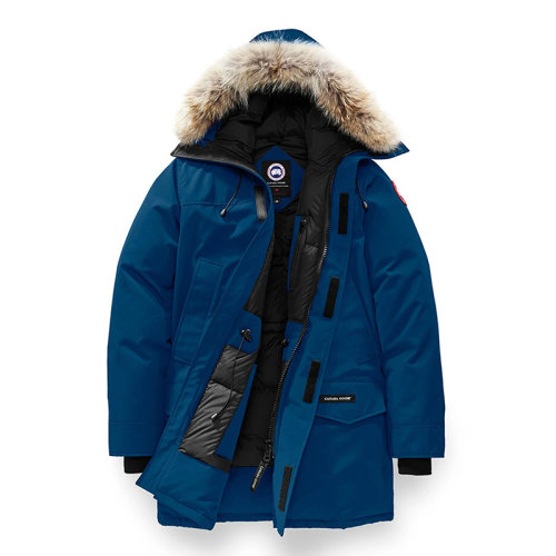 CANADA GOOSE/加拿大鹅   LANGFORD COUPE FUSION系列 男士北欧之夜蓝色连帽毛边防风派克大衣2062MA-NN