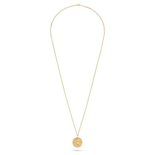  VCA梵克雅宝 22年秋冬 女士 吊坠 Medaille Zodiaque Piscium (Poissons) Or jaune 750/1000 V