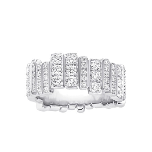 DIOR/迪奥 GEM系列 18K金白金镶嵌钻石戒指指环JGEM94004_0000