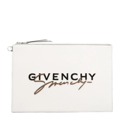 Givenchy/纪梵希 LARGEPOUCH系列女士牛皮浮雕LOGO简约时尚钱包手拿包女包 BB6080B0LZ 多色可选
