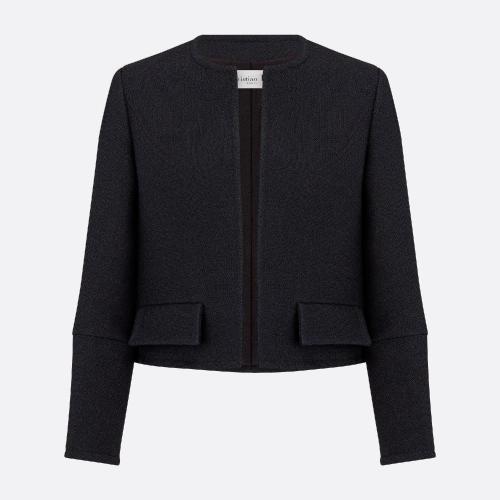  DIOR迪奥 22年秋冬 女士 夹克 V12 短款开襟夹克 221V12A1162_X9000