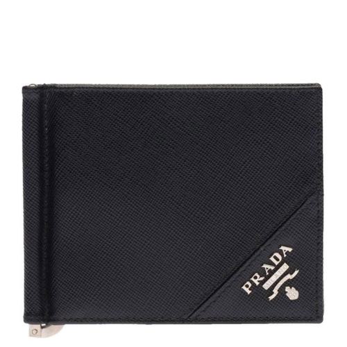  PRADA/普拉达 男士黑色皮革钱包 2MN077-QME-F0002