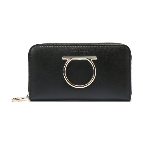 SalvatoreFerragamo/菲拉格慕女士牛皮长款钱包钱夹22D291