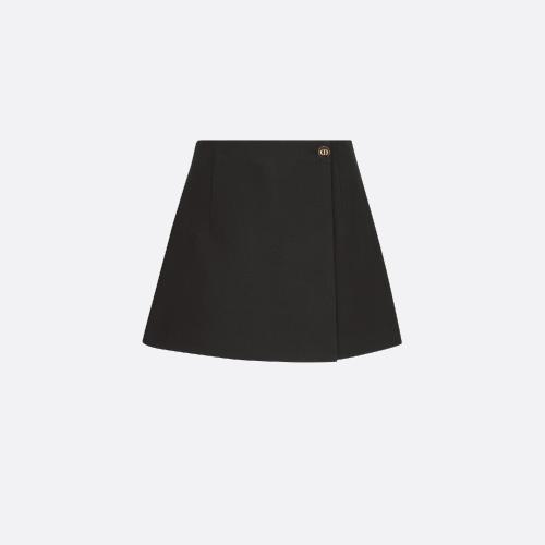  DIOR迪奥 22年秋冬 女士 半身裙 裙裤 121P45B1166_X9000 预定商品1-3周发货