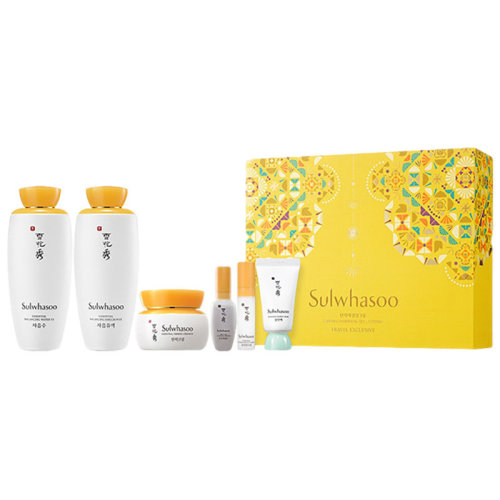 Sulwhasoo/雪花秀 水乳面霜三件套(水125ml+乳125ml+面霜45ml+睡眠面膜15ml+精华8ml+眼霜3.5ml)新疆不发货