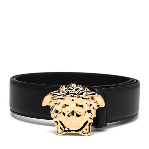 VERSACE/范思哲 美杜莎金属带头牛皮革男士皮带腰带1001340DVTP1KV