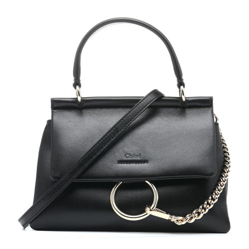 CHLOE/克洛伊21新品压印徽标羊皮革女士手提单肩包CHC21AS413F