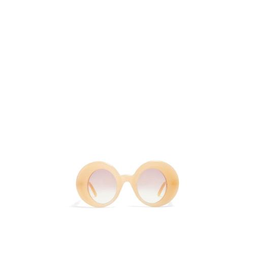  LOEWE罗意威 22年秋冬 女士 太阳眼镜 Oversized round sunglasses in acetate G736270X05-220