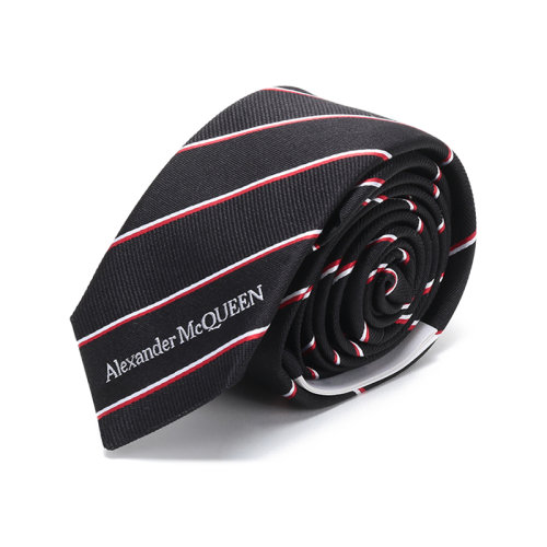Alexander McQueen/亚历山大麦昆  男士桑蚕丝领带 623105 4002N
