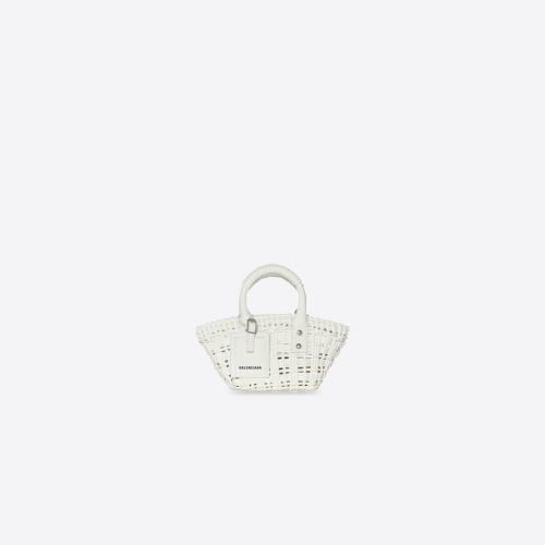 BALENCIAGA巴黎世家 22年秋冬 女士 手提包 Bistro XXS 肩带篮子包 6780282IE3Y9000 预定商品1-3周发货