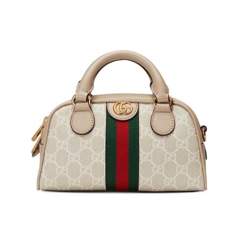  GUCCI古驰 22年秋冬 女士 Ophidia系列GG迷你手提包 724606 FABEX 9642