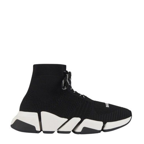 Balenciaga/巴黎世家 SPEED LT 2.0系列女士黑色聚酰胺字母徽标印花时尚休闲鞋运动鞋袜子鞋女鞋