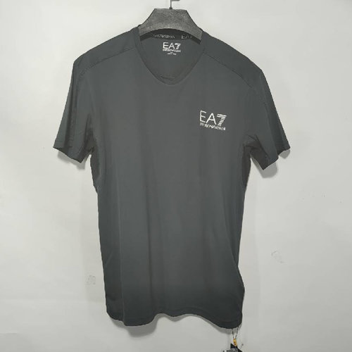 Emporio Armani/安普里奥阿玛尼 深灰色速干男士短袖T恤