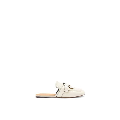 LOEWE罗意威 22年秋冬 女士 平底凉鞋 Gate flat mule in calfskin L814379X16-1930