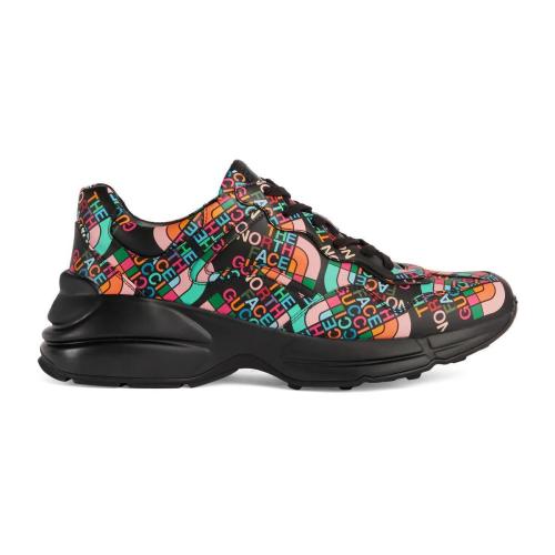  GUCCI古驰 22年秋冬 男士 The North Face x Gucci联名系列Rhyton男士运动鞋 685739 UOQ00 108