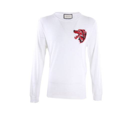  GUCCI/古驰 男士白色棉质短袖T恤 476330X9N709169 PLFSX