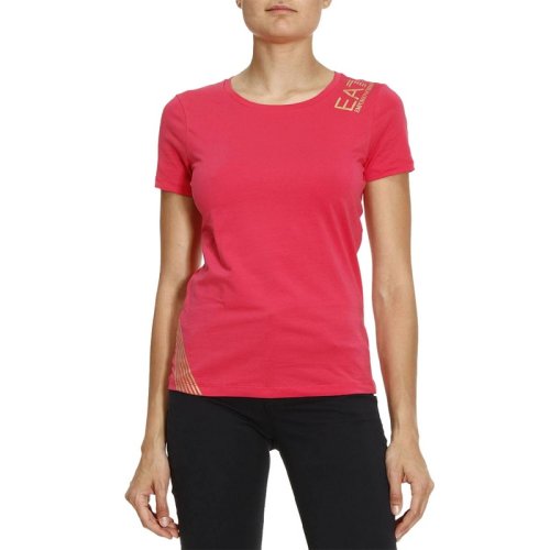  Emporio Armani/安普里奥阿玛尼 女士红色棉质短袖T恤 3YTT68 J29Z 1445 PLFSX